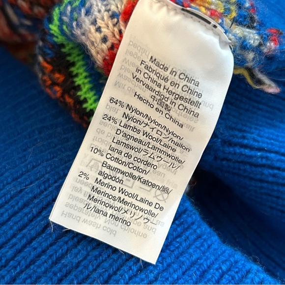 Crewcuts Blue Wool Sweater with Fox and Snowman Design (Youth) 16 - Picture 5 of 9